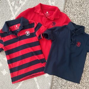 Lot of 3 Primrose Uniform Polos - Size Youth XS (5-6)
